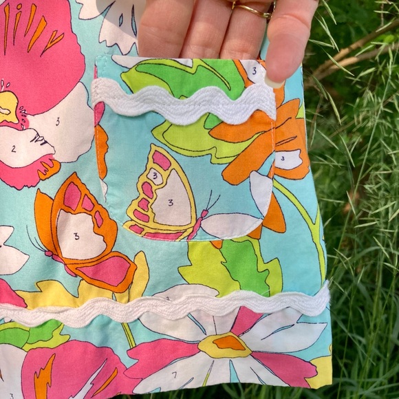 Lilly Pulitzer: Size 3 little girls sleeveless ‘color by number’ pattern dress. - Picture 6 of 10